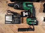 Hikoki DH36DPE NIEUWE met 2 accu’s, oplader, dust extractor, Ophalen of Verzenden, Nieuw, 600 watt of meer, Klopboormechanisme