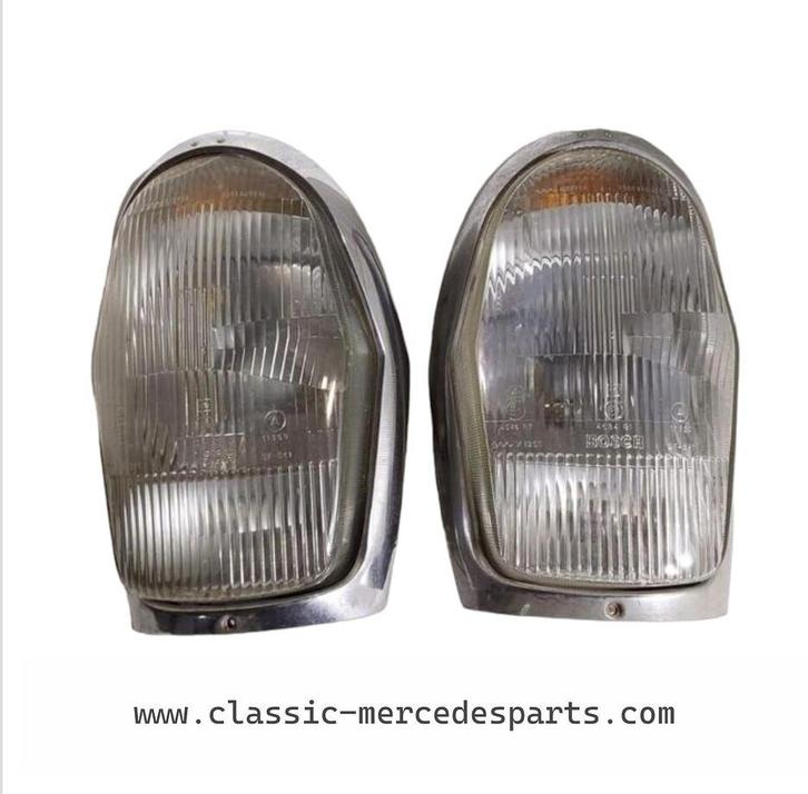 Koplampen set Mercedes W108, Auto-onderdelen, Verlichting, Mercedes-Benz, Gebruikt, Ophalen of Verzenden