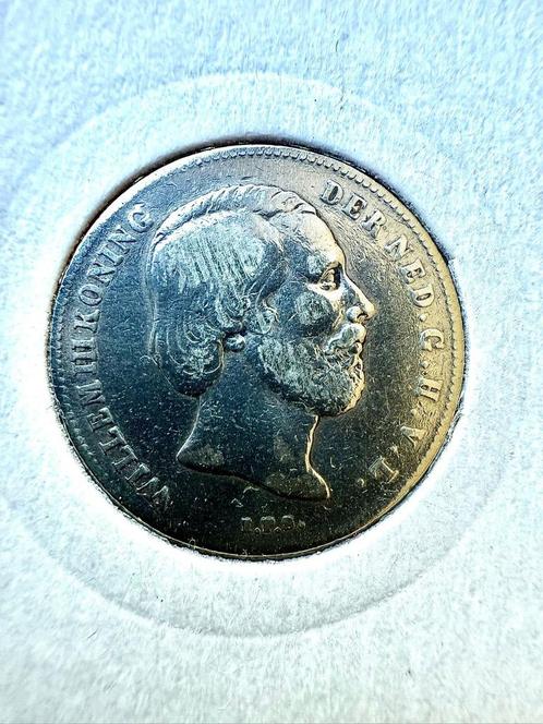 1868 halve gulden / 0.5 gulden, Postzegels en Munten, Munten | Nederland, ½ gulden, Koning Willem III, Ophalen of Verzenden