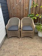 2 wicker stoeltjes, Tuin en Terras, Tuinstoelen, Ophalen, Gebruikt, Kunststof