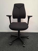 Kinnarps 6000 Free Float bureaustoel, Zwart gestoffeerd, Gebruikt, -, Zwart, -