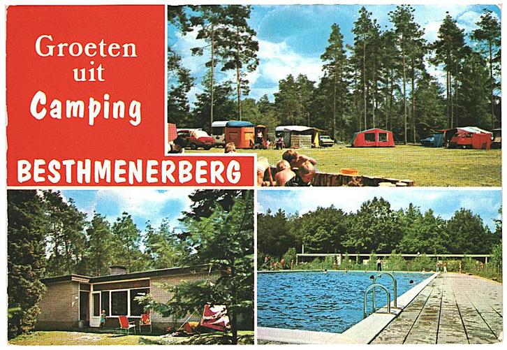 911100 Ommen Ov 78 camping Besthmenerberg caravan Gelopen, Verzamelen, Ansichtkaarten | Nederland, Gelopen, Overijssel, 1960 tot 1980