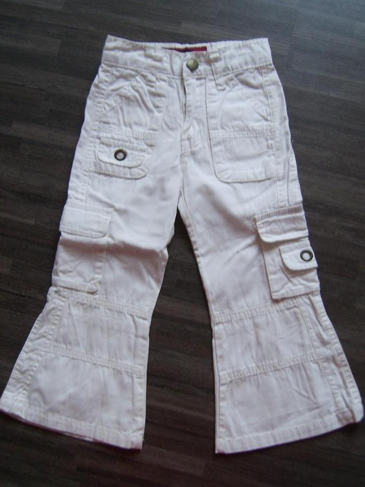 Stoer wit broekje voor meisje voor meisje maat 92, Kinderen en Baby's, Kinderkleding | Maat 92, Gebruikt, Meisje, Broek, Ophalen of Verzenden