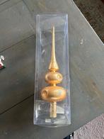 kerst 037 NIEUW gouden kerstboom piek, Ophalen of Verzenden, Nieuw