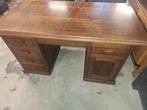 Massief eiken bureau, Huis en Inrichting, Ophalen