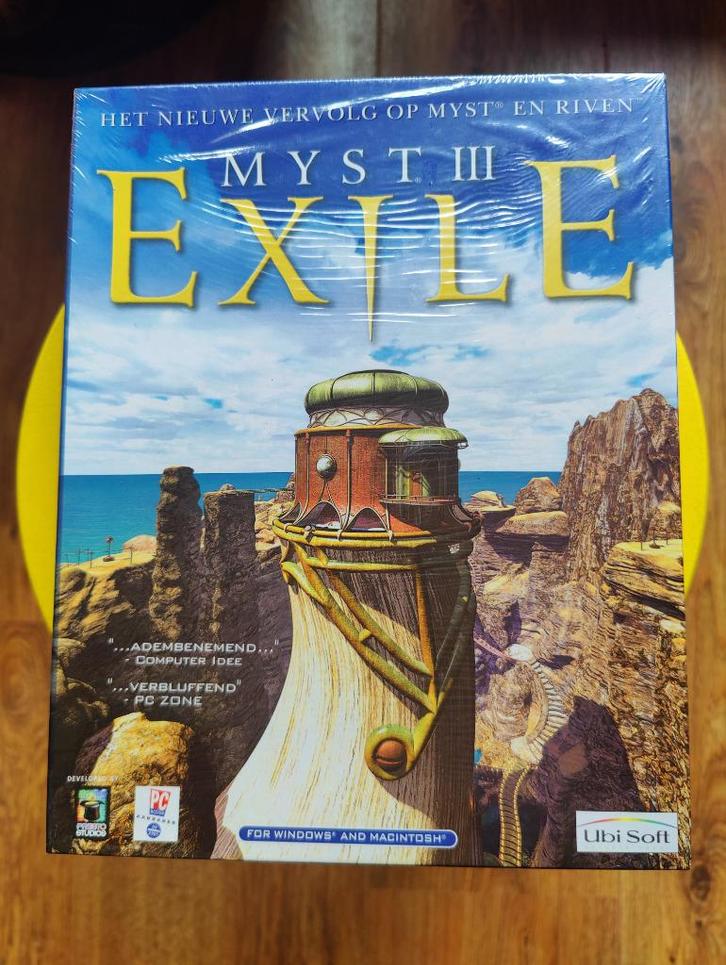 Myst III Exile (sealed) - Ubisoft - 2001 - Old school games, Spelcomputers en Games, Games | Pc, Nieuw, 1 speler, Vanaf 3 jaar
