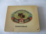 Oud Sigarenblik van Ritmeester Illustros, Ophalen of Verzenden, Gebruikt, Tabaksdoos of Verpakking