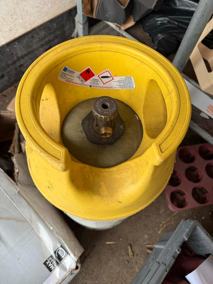 Hervulbare LPG Gasfles - Kunststof, Caravans en Kamperen, Kampeeraccessoires, Zo goed als nieuw, Ophalen of Verzenden