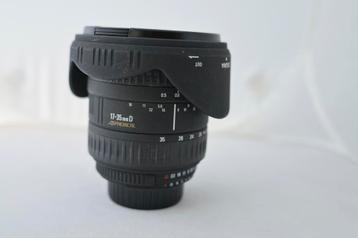 Sigma 17-35 groothoek zoom voor Nikon F. 2.8-4 Fullsize beschikbaar voor biedingen