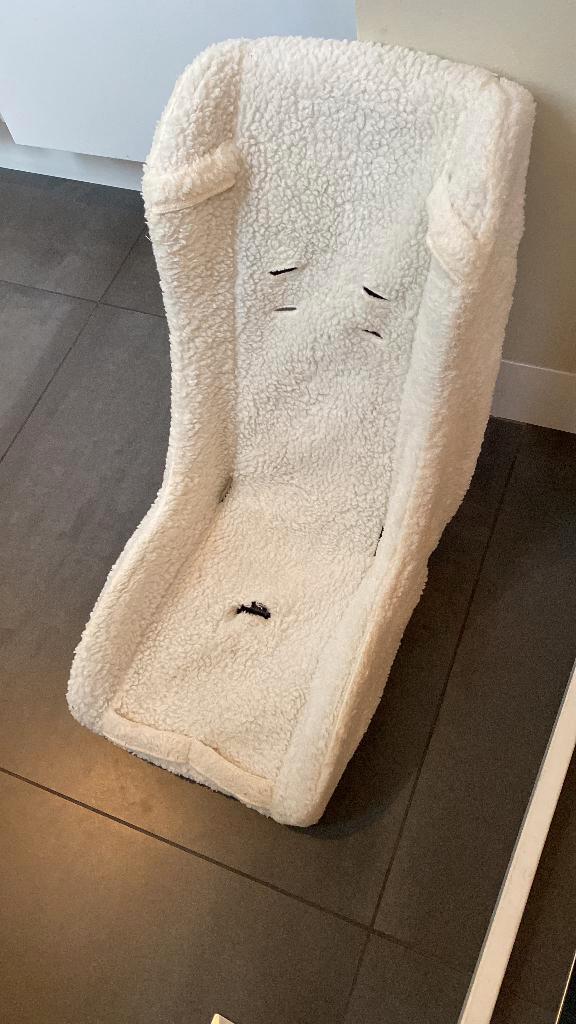 Melia Peuterstoel Basic Schaap, Fietsen en Brommers, Fietsaccessoires | Fietsstoeltjes, Zo goed als nieuw, Voorzitje, 0 t/m 13 kg