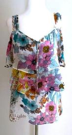 CAROLINE BISS Mooie laagjes blouse top mt 38, Maat 38/40 (M), Overige kleuren, Verzenden, Gedragen