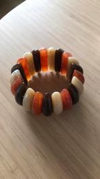 Prachtige Armand bruintinten, Sieraden, Tassen en Uiterlijk, Armbanden, Ophalen of Verzenden, Zo goed als nieuw, Bruin