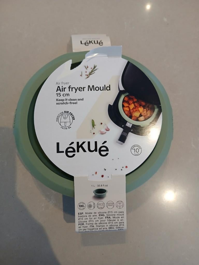 Airfryer bakvorm Lékué 15cm - 5L, Ophalen of Verzenden, Nieuw, Airfryer, Minder dan 750 gram