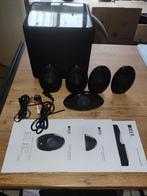 Te koop KEF 5.1 surroundset met kube sub in nieuwstaat., Subwoofer, Zo goed als nieuw, 120 watt of meer, Ophalen