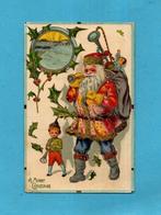 Mooie oude kerstkaart M292 -Santa/zak vol kado's/kindje 1912, Verzamelen, Ansichtkaarten | Themakaarten, Verzenden, Voor 1920