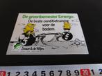 sticker zwaan & de wiljes zwolle de groenbemester emergo, Ophalen, Zo goed als nieuw, Bedrijf of Vereniging