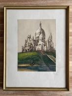 Kunstwerk van de Montmartre in Parijs Marcel Julien Baron, Antiek en Kunst, Ophalen of Verzenden
