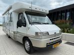 Prachtige Laika Ecovip 729, 2.8 JTD mét Garage, BJ 2001, Caravans en Kamperen, Campers, Luifel, Ringverwarming, Fiat, Bedrijf