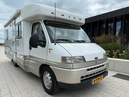 Prachtige Laika Ecovip 729, 2.8 JTD mét Garage, BJ 2001, Caravans en Kamperen, Campers, Bedrijf, tot en met 4, Half-integraal