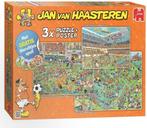 Jan van Haasteren puzzel - WK Voetbal 3in1, Ophalen, 500 t/m 1500 stukjes, Gebruikt, Legpuzzel