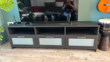 Tv meubel / dressoir : zwart met lades : Ikea beschikbaar voor biedingen