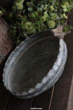 Zinken vogelbadje, Www.jufbrocante.nl, Www.jufbrocante.nl, Nieuw, Ophalen of Verzenden