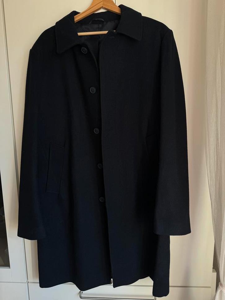 Lange jas OVS Italia maat XL donkerblau perfect, Kleding | Dames, Jassen | Winter, Zo goed als nieuw, Maat 46/48 (XL) of groter