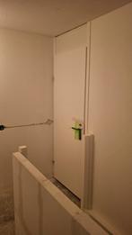 5x Witte binnendeur opdek RAL 9010., Doe-het-zelf en Verbouw, Deuren en Horren, Ophalen, Gebruikt, 80 tot 100 cm, Binnendeur