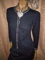 Prachtige vest van marie-vālois paris maat M zgan blauw, Kleding | Dames, Jumpsuits, Maat 38/40 (M), Blauw, Ophalen of Verzenden