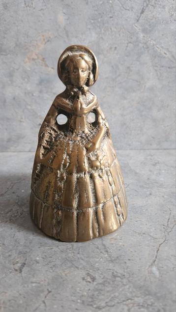 Antieke Bronzen Bel - Dame beschikbaar voor biedingen