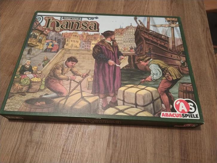 Hansa Bordspel - Handel in de Hanze!, Hobby en Vrije tijd, Gezelschapsspellen | Bordspellen, Zo goed als nieuw, Een of twee spelers