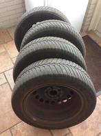 Stalen velgen met winterbanden 205/55 R16 91H-M&S, Auto diversen, Auto-accessoires, Gebruikt, Ophalen