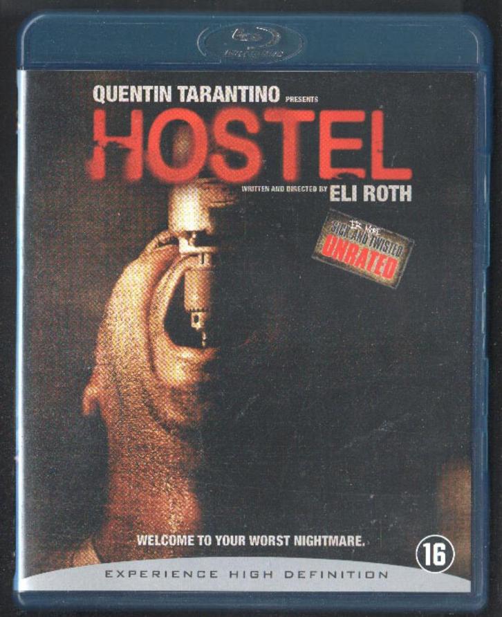 Hostel, Unrated. Blu-ray., Cd's en Dvd's, Blu-ray, Gebruikt, Horror, Ophalen of Verzenden