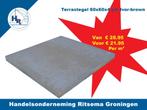 Tuintegel 60x60x4 cm Grey Black, Ophalen, Nieuw, 10 m² of meer, Beton