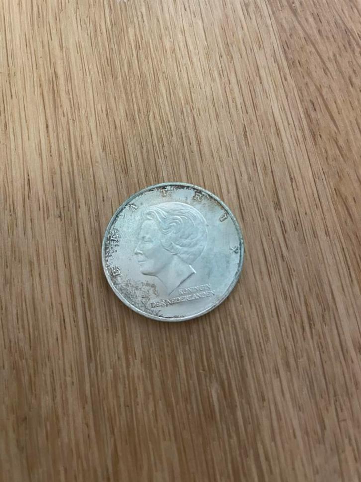 Zilveren tientje 1997 - Marshallplan, Postzegels en Munten, Munten | Nederland, Losse munt, 10 gulden, Koningin Beatrix, Zilver
