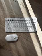 Logitech K380 Wireless Keyboard + Pebble Wireless Mouse M350, Ophalen, Toetsenbord en muis-set, Logitech, Zo goed als nieuw