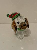 Swarovski beagle met kerstmuts, Verzamelen, Swarovski, Ophalen of Verzenden, Zo goed als nieuw, Figuurtje