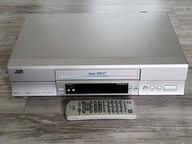 JVC HR-S5960E Super VHS ET Videorecorder, Audio, Tv en Foto, Videospelers, Gebruikt, VHS-speler of -recorder, Ophalen