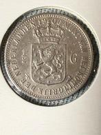 Schaarse halve gulden 1906 Wilhelmina, ½ gulden, Zilver, Ophalen of Verzenden, Koningin Wilhelmina
