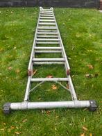 Opsteekladder 2 x 12 treden, Doe-het-zelf en Verbouw, Ladders en Trappen, Ophalen, Gebruikt, Ladder, Opvouwbaar of Inschuifbaar