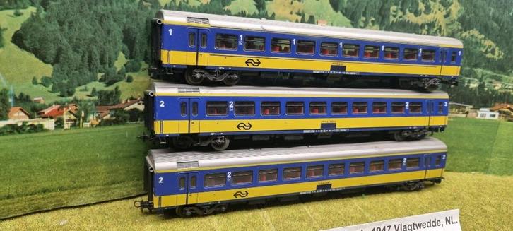 Marklin 3x  NS 4164 / 4165., Hobby en Vrije tijd, Modeltreinen | H0, Zo goed als nieuw, Wagon, Wisselstroom, Märklin, Analoog