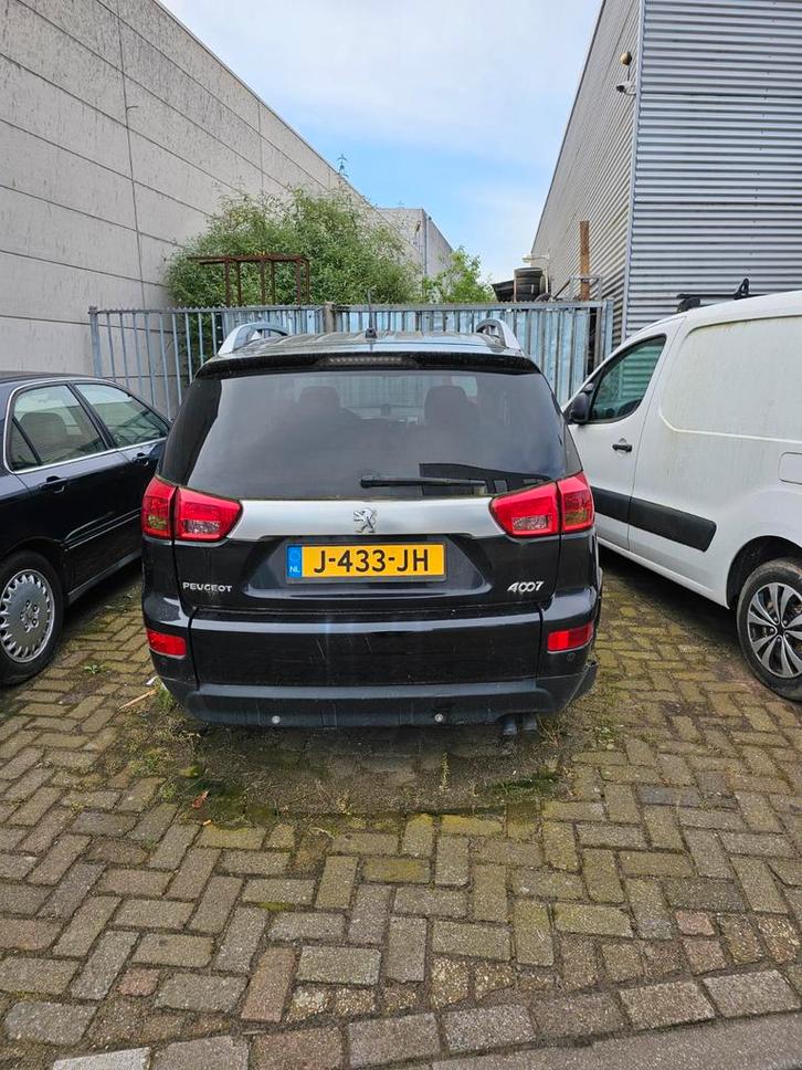 Peugeot 4007 2.2 HDI - Rolbare Zijschade LET OP 750!!!, Auto diversen, Schadeauto's, Peugeot, Diesel, SUV of Terreinwagen, Zwart