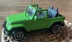 Lichtgroene Jeep Wrangler auto Majorette Rubicon, Ophalen, Gebruikt, Auto