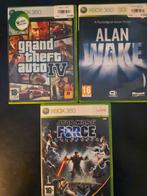 Xbox 360 Games - GTA IV, Alan Wake, Star Wars, Spelcomputers en Games, Games | Xbox 360, Avontuur en Actie, Online, Gebruikt, 1 speler