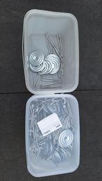 Dakparkers met drukverdeelplaten, Ophalen, Nieuw, 50 tot 100 mm, Schroeven