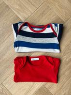 Rompers 2x, korte mouw, hema, maat 74/80, Kinderen en Baby's, Babykleding | Maat 74, Nacht- of Onderkleding, Gebruikt, Jongetje of Meisje