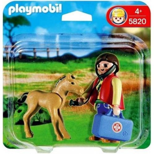 Playmobil 5820: Dierenarts met veulen, compleet, Kinderen en Baby's, Speelgoed | Playmobil, Zo goed als nieuw, Complete set, Ophalen of Verzenden