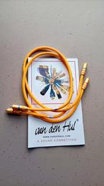 Van den Hul The D-102 MKIII Hybrid RCA Interlink stereose, Ophalen of Verzenden, Zo goed als nieuw, Minder dan 2 meter, Interlink-kabel