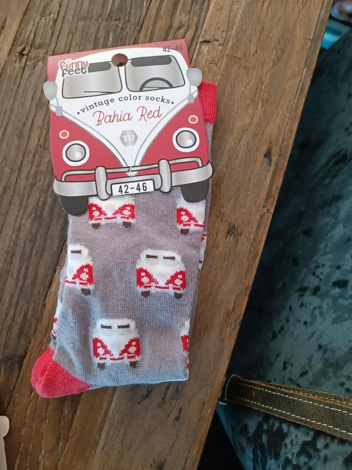 sokken sok paar vw volkswagen bus look rood of blauw, Kleding | Heren, Sokken en Kousen, Nieuw, Maat 43 t/m 46, Blauw, Ophalen of Verzenden