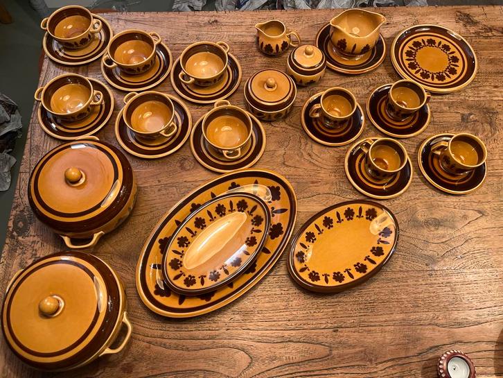 Vintage Boch La Louvière Servies, Antiek en Kunst, Antiek | Servies compleet, Ophalen
